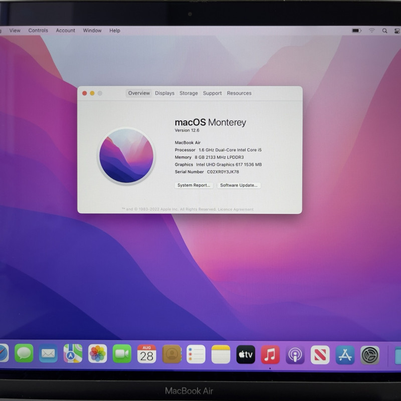 Air 2018 Space  i5 1.6ghz 8/256